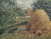 Camille Pissarro nap of the peasant woman oil on canvas